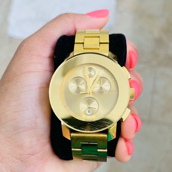 Movado Bold gold watch - Picture 2 of 5